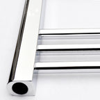 800 x 500 Straight Heated Towel Rail Chrome Bathroom Radiator