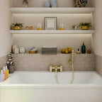 Munro Bath Shower Mixer Tap with Kit - Brushed Brass