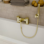 Munro Bath Shower Mixer Tap with Kit - Brushed Brass