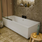 Munro Square Bath Filler Mixer Tap - Matt Black