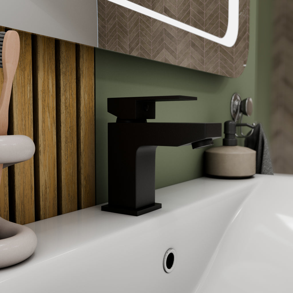 Munro Mono Basin Mixer Tap - Matt Black