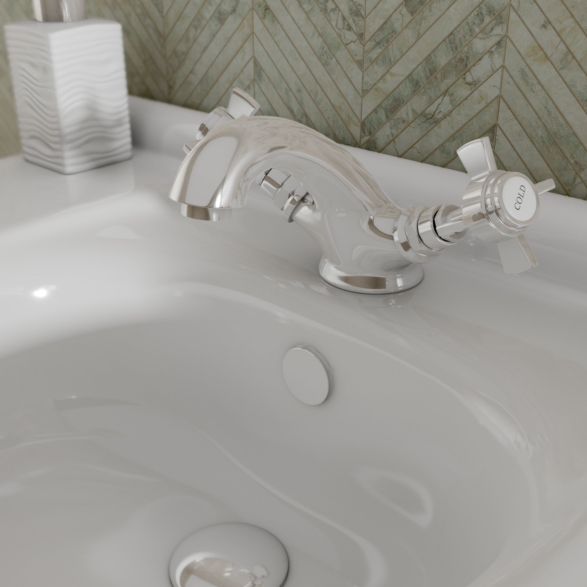 Regency Mono Basin mixer with waste