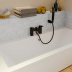 Trace Bath Shower Mixer Tap with Kit - Matt Black