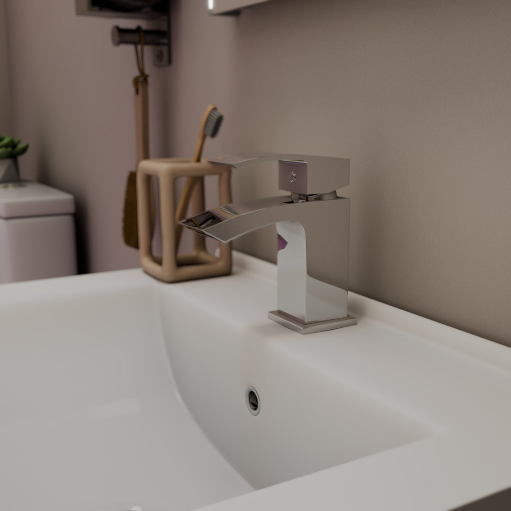 Trace Mono Basin Mixer inc. click waste chrome