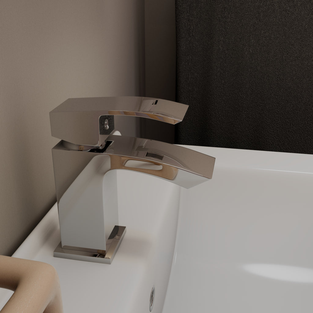 Trace Mono Basin Mixer inc. click waste chrome
