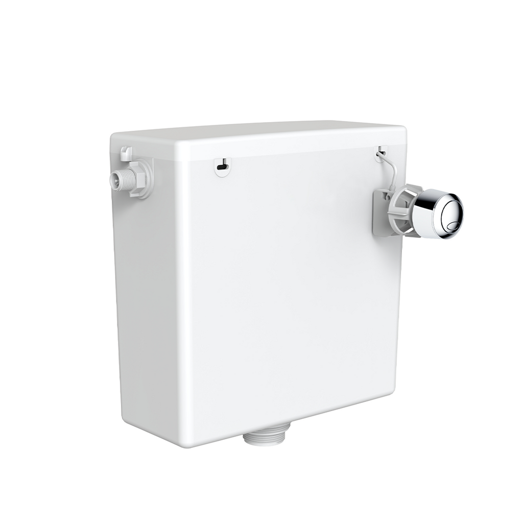 Pro Concealed Cistern with Chrome Dual Flush Push Button (WRAS Approved)