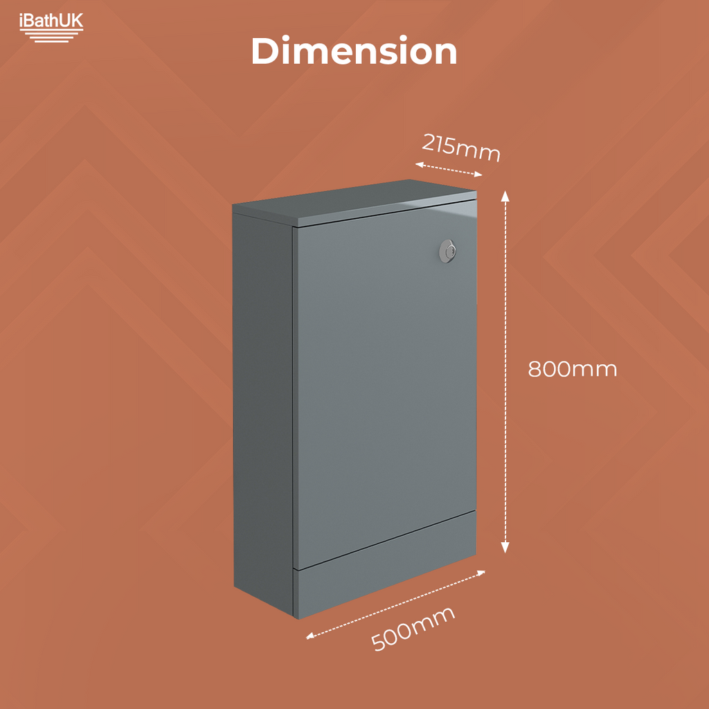 Avon/Trent 500mm WC Unit - Grey
