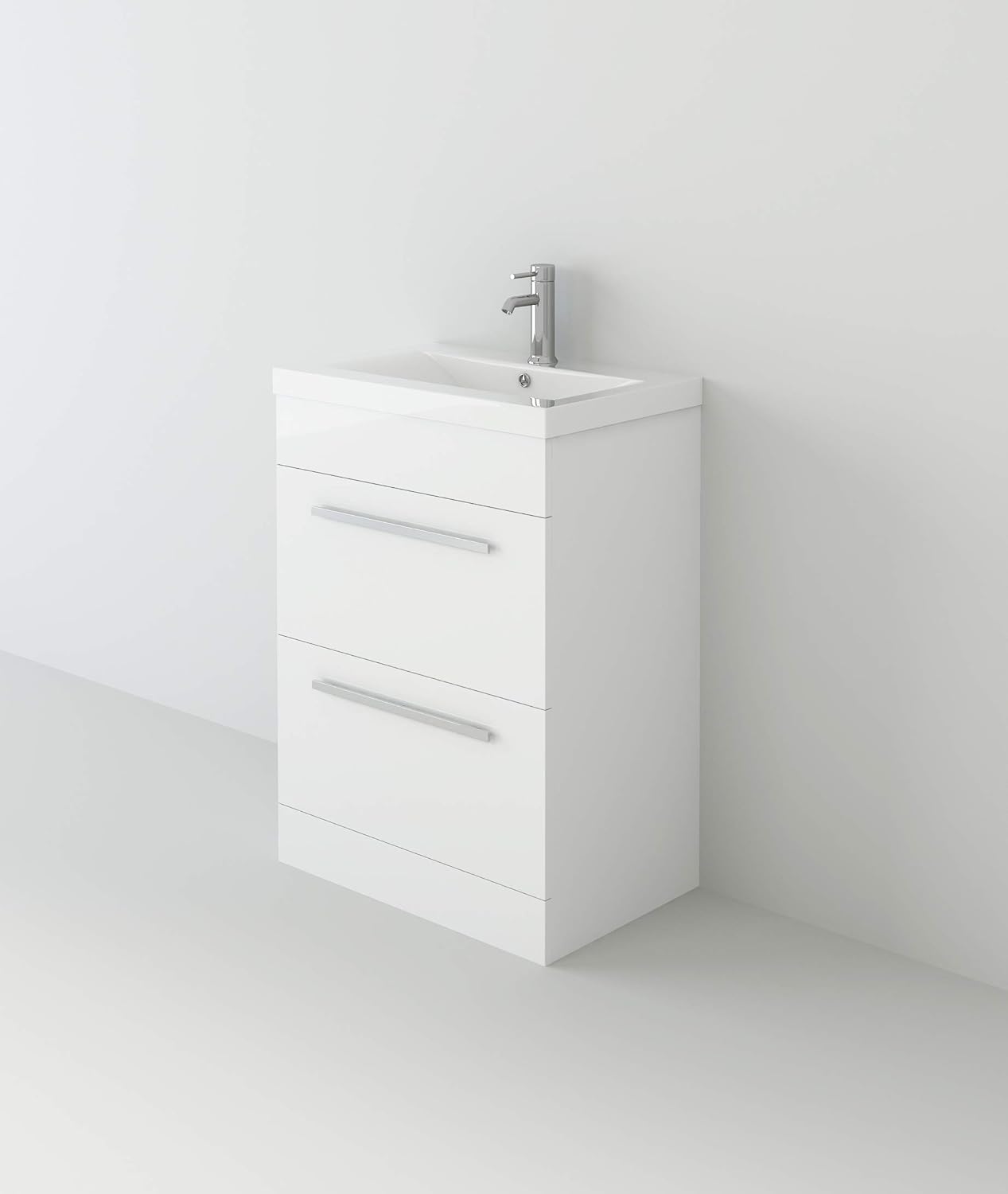 Desire Venus 600 Mid Edged Basin Unit -2 Storage Section