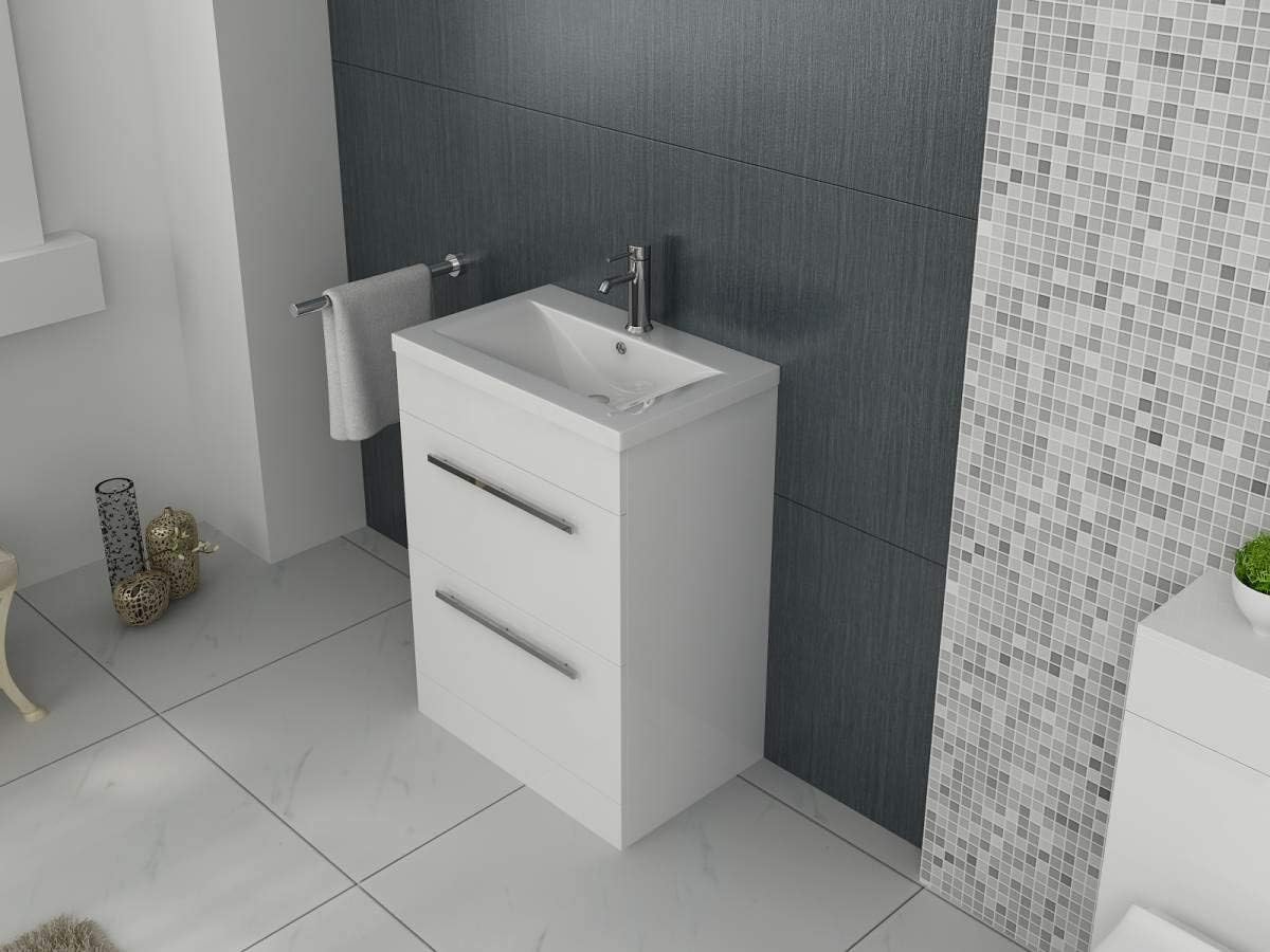 Desire Venus 600 Mid Edged Basin Unit -2 Storage Section