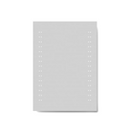 iBathUK Orion LED Bathroom Mirror, Battery Powered Rectangular Mirror, Illuminated Frameless Modern Wall Mirror, Grey, 500x700mm