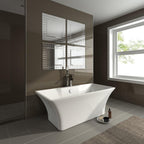 iBathUK Milan Wall Mounted Square Mosaic Designer Bathroom Mirror, Modern and Styslish Framless Bathroom Wall Mirror, 600x600mm