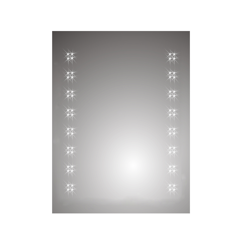 iBathUK Celeste Rectangular Illuminated LED Bathroom Mirror, Wall Mirror with Motion Sensor and Infrared Sensor Switch, 500x700mm