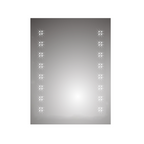 iBathUK Celeste Rectangular Illuminated LED Bathroom Mirror, Wall Mirror with Motion Sensor and Infrared Sensor Switch, 500x700mm