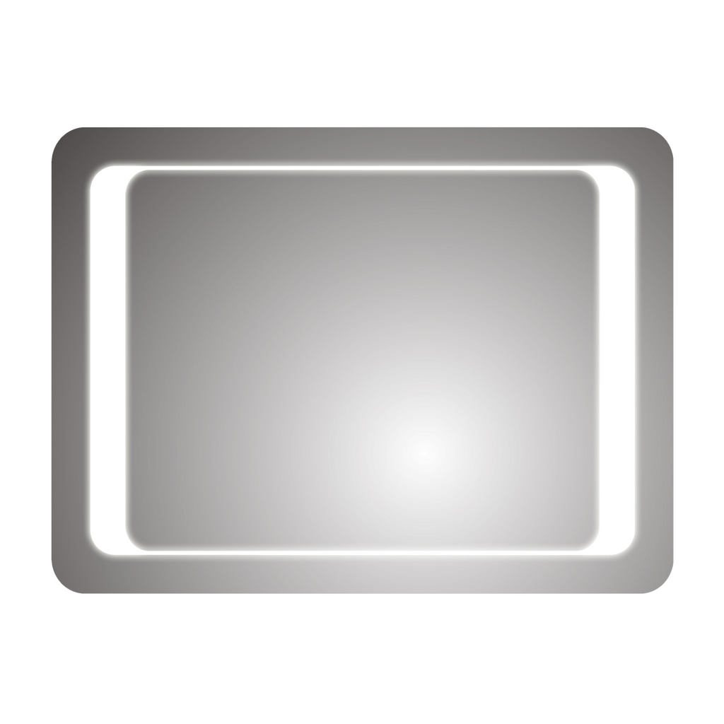 iBathUK Nova Rectangular Illuminated LED Bathroom Mirror, Wall Mirror with Motion Sensor and Infrared Sensor Switch, 650x900mm