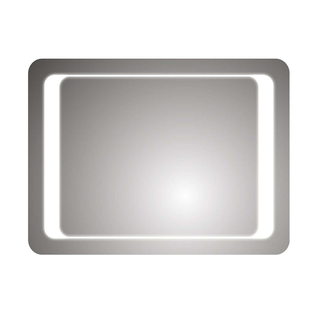 iBathUK Nova Rectangular Illuminated LED Bathroom Mirror, Wall Mirror with Motion Sensor and Infrared Sensor Switch, 650x900mm