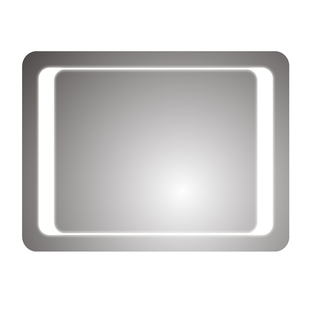 iBathUK Nova Rectangular Illuminated LED Bathroom Mirror, Wall Mirror with Motion Sensor and Infrared Sensor Switch, 650x900mm