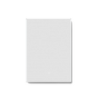 iBathUK Glowvia Rectangular Illuminated LED Bathroom Mirror with Touch Switch, Frameless Wall Mirror with Straight Edge, 500x700mm
