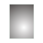 iBathUK Spectra Rectangular Illuminated LED Bathroom Mirror, Frameless Wall Mirror with Motion Sensor and Demister, 500x700mm