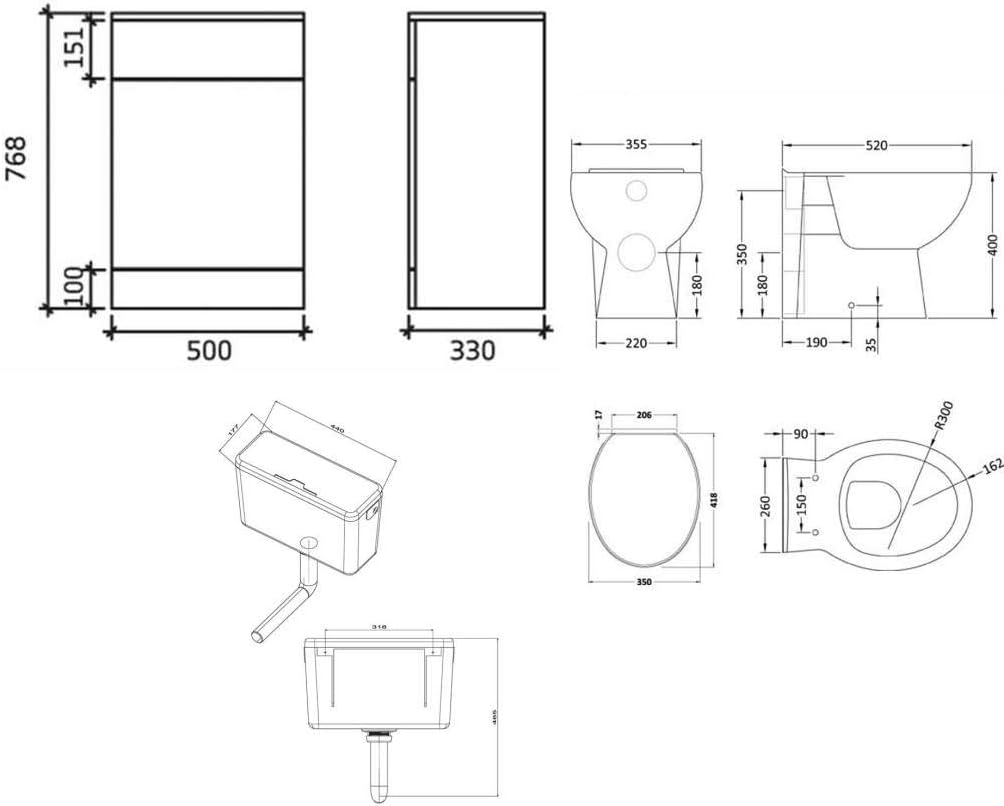 Linx 1950mm Vanity Bathroom Furniture
