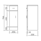 Linx 1950mm Vanity Bathroom Furniture