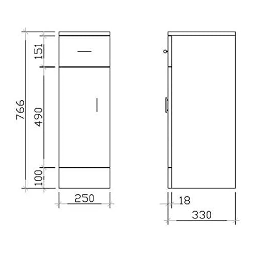 Linx 1950mm Vanity Bathroom Furniture