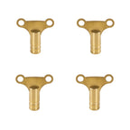 Easy Grip Radiator Bleed Key - Pack of 4 (Brass)