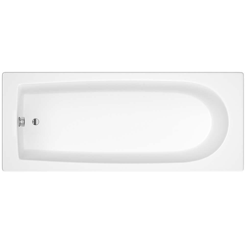 Bath Bathtub Round Single Bathroom Ended Straight Resin White Bathtub Soak