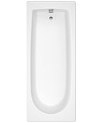 Bath Bathtub Round Single Bathroom Ended Straight Resin White Bathtub Soak