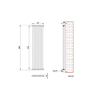 Helena Vertical Column Radiator