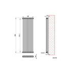 Helena Vertical Column Radiator