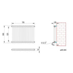 Helena Horizontal Column Radiator