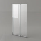 Modern Shower Bath Screen With Panel - 1400mm x 830mm - Chrome