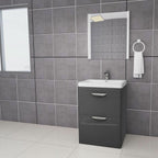 Apollo 2 Drawer Floorstanding Vanity With Basin