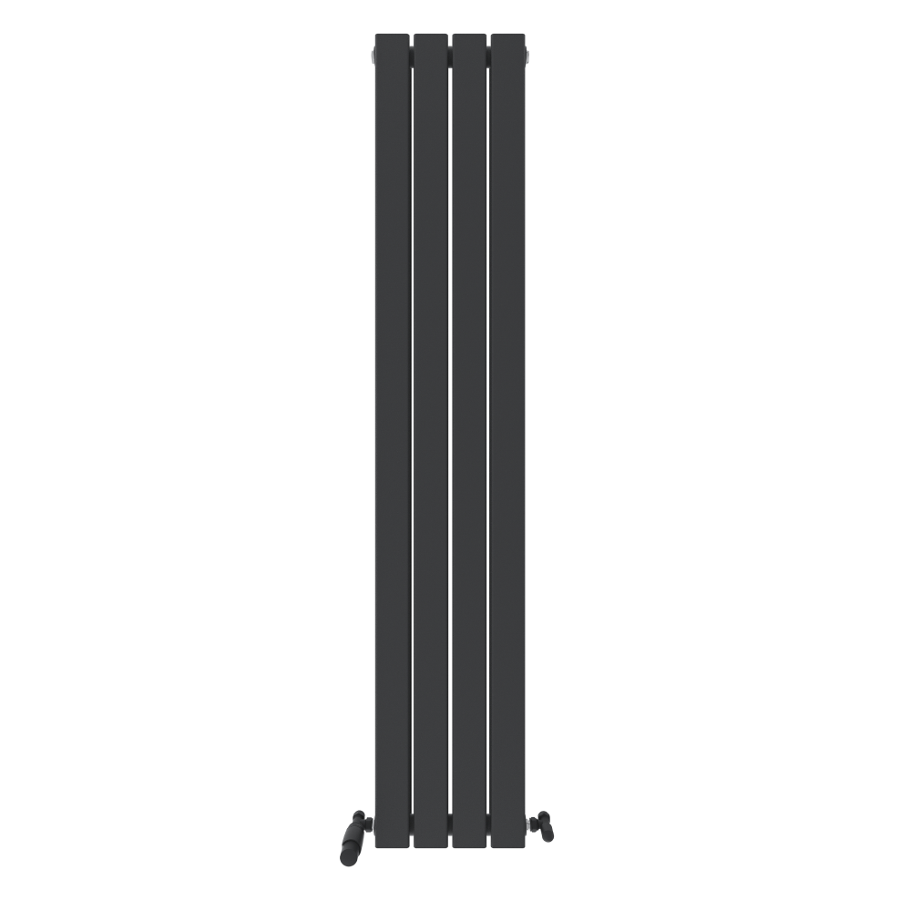 iBathUK Apex Vertical Double Panel Slim Flat Radiator, Designer Slim Radiator