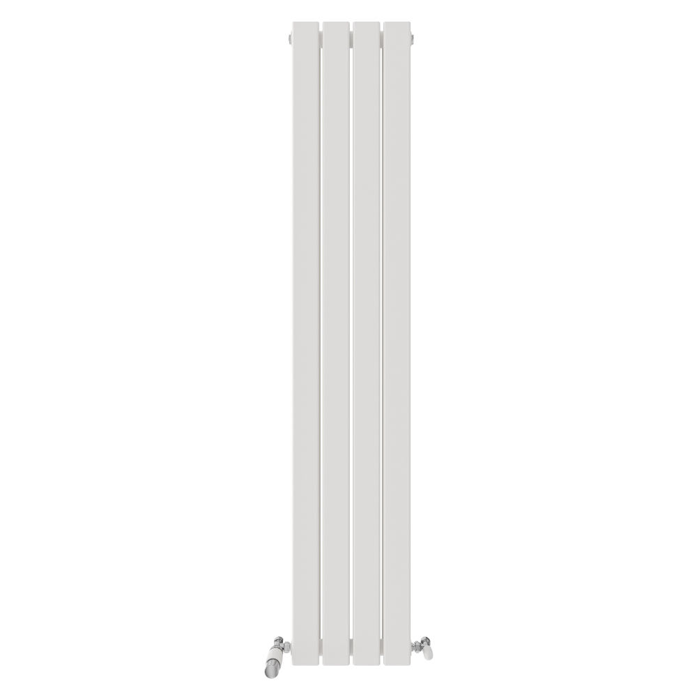 iBathUK Apex Vertical Double Panel Slim Flat Radiator, Designer Slim Radiator