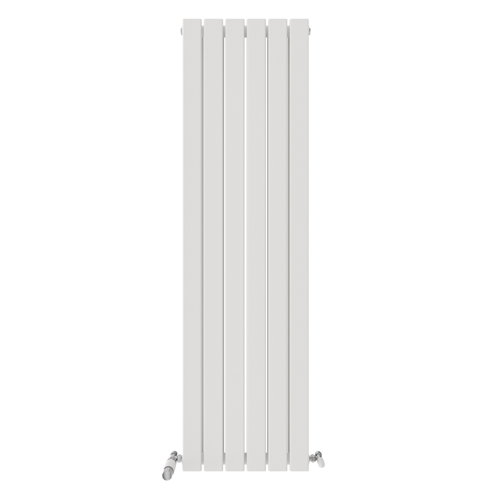 iBathUK Apex Vertical Double Panel Slim Flat Radiator, Designer Slim Radiator