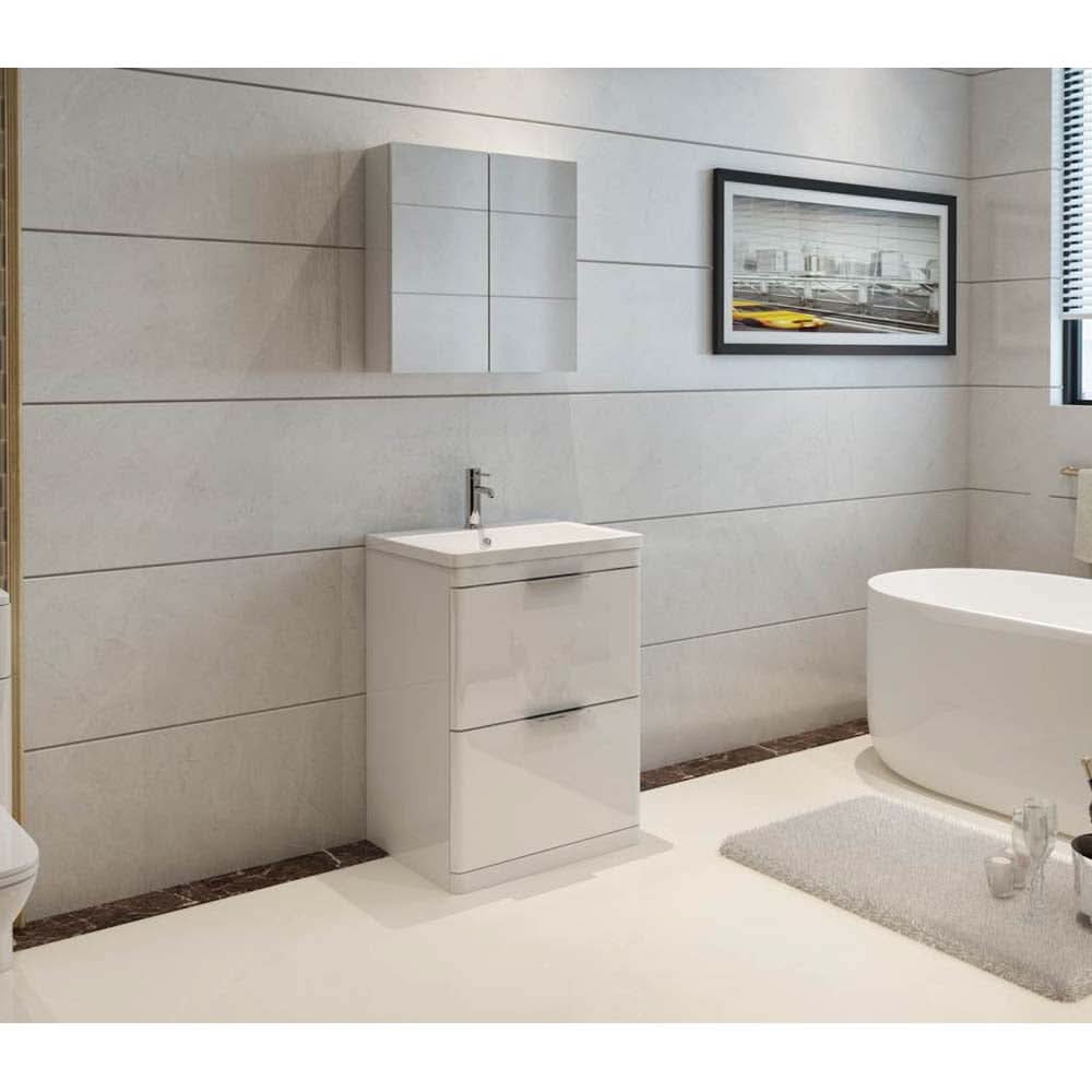 Comet Luxury Waterproof Vanity unit & Basin- White