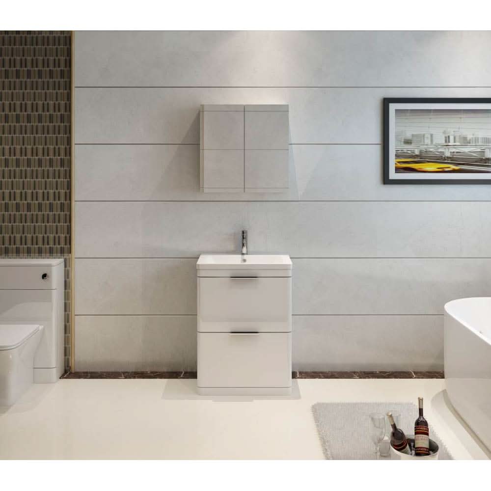 Comet Luxury Waterproof Vanity unit & Basin- White