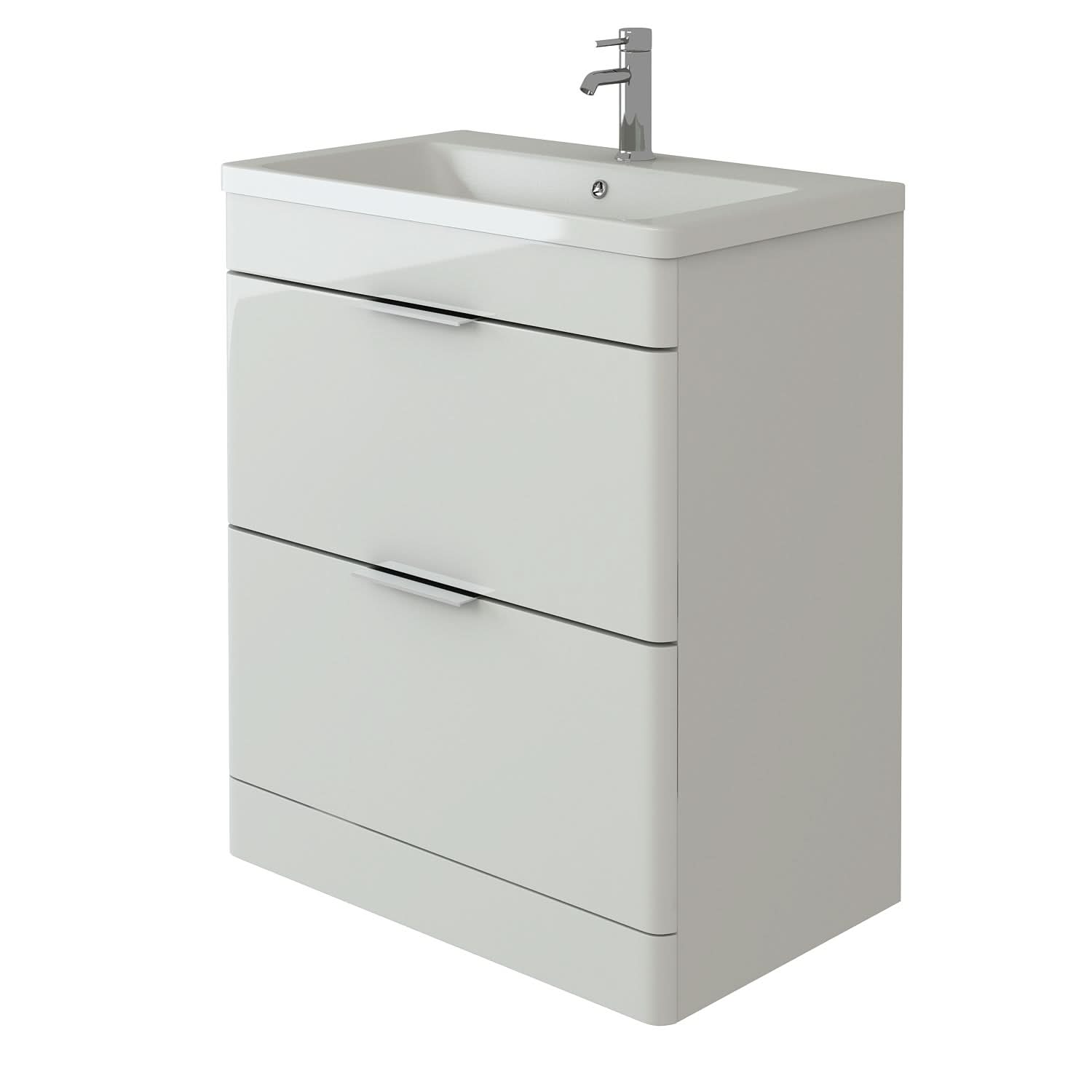 Comet Luxury Waterproof Vanity unit & Basin- White