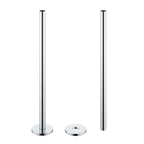 Pro Radiator Valve Pipes & Collars 1/2" x 300mm - Pair