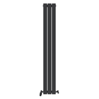 iBathUK Apex Vertical Single Panel Slim Flat Radiator, Designer Slim Radiator