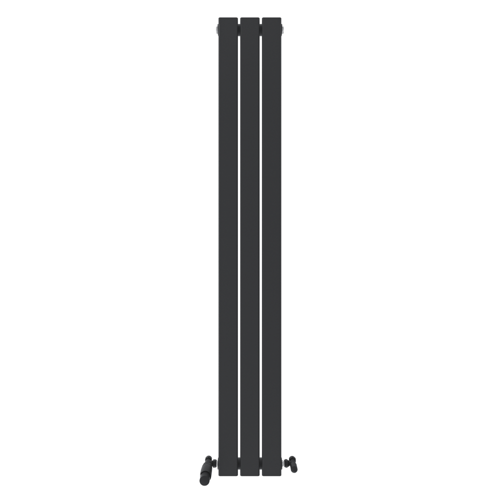 iBathUK Apex Vertical Single Panel Slim Flat Radiator, Designer Slim Radiator