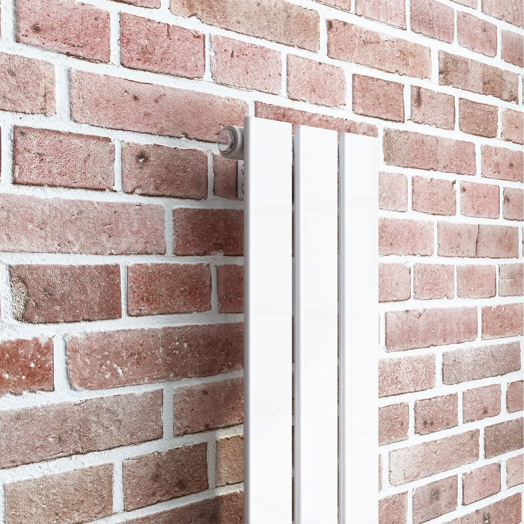 iBathUK Apex Vertical Single Panel Slim Flat Radiator, Designer Slim Radiator