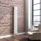 iBathUK Apex Vertical Single Panel Slim Flat Radiator, Designer Slim Radiator