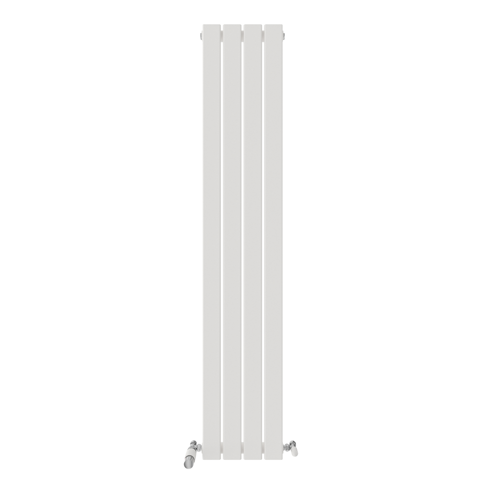 iBathUK Apex Vertical Single Panel Slim Flat Radiator, Designer Slim Radiator