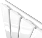 iBathUK Apex Vertical Single Panel Slim Flat Radiator, Designer Slim Radiator