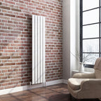 iBathUK Apex Vertical Single Panel Slim Flat Radiator, Designer Slim Radiator