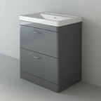 Apollo 2 Drawer Floorstanding Vanity With Basin