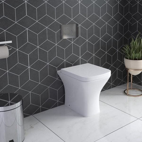 Petite Modern Flooratanding Bathroom Suite