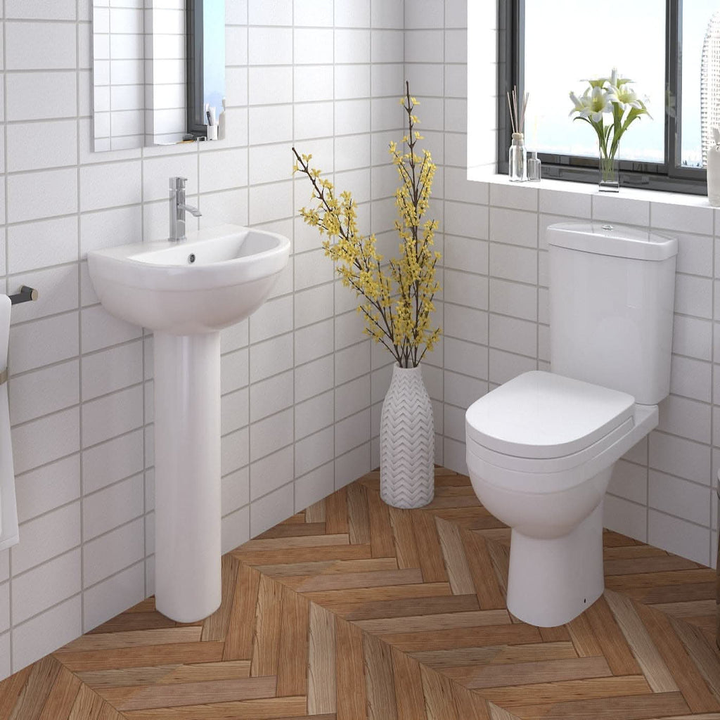 Avon Bathroom Suite - Gloss White